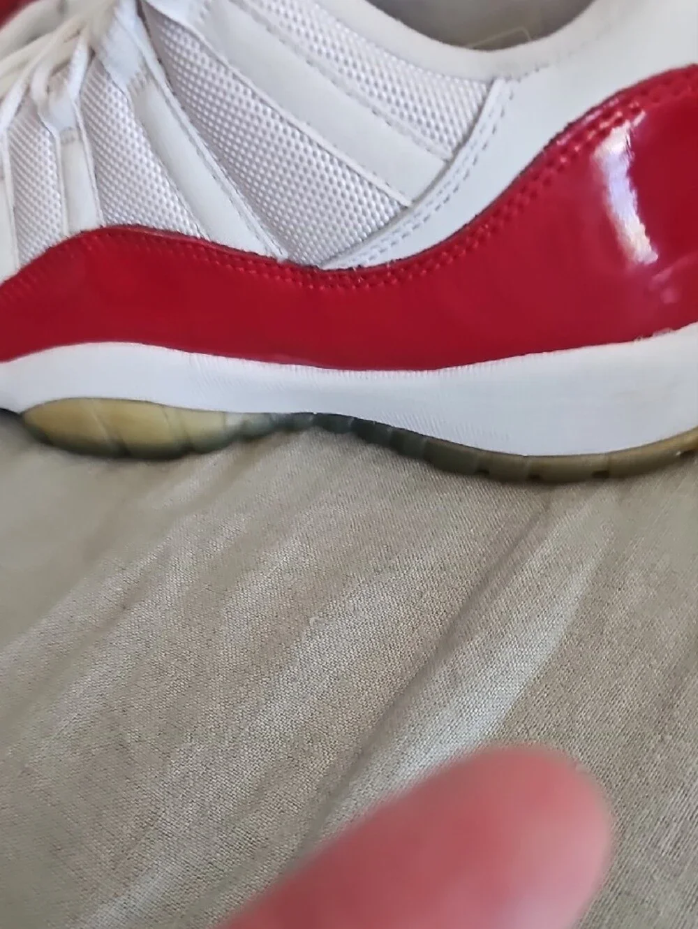 Nike Retro Air Jordan Cherry And White